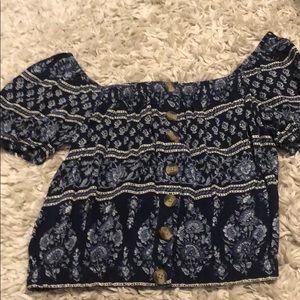 Off the shoulder shirt